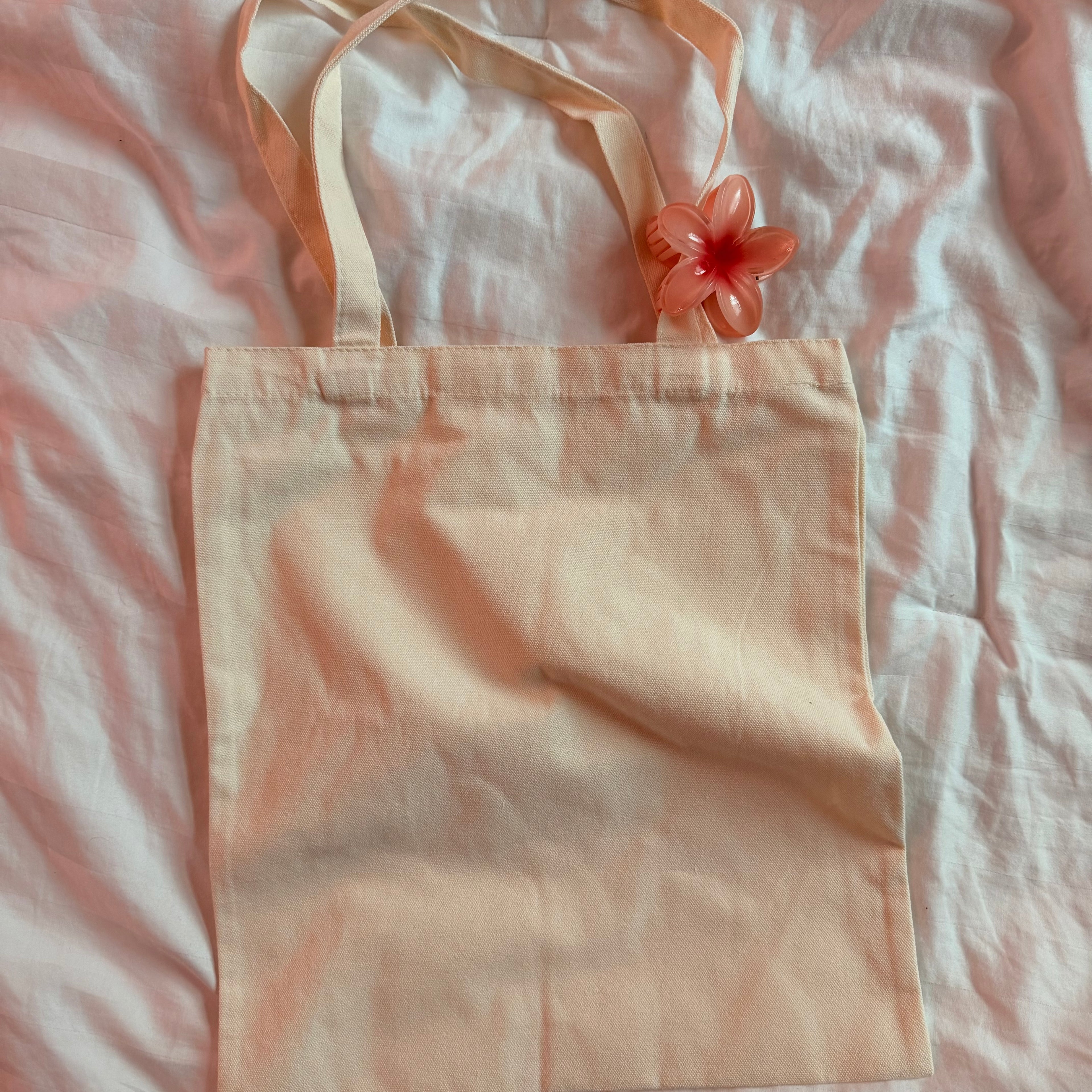 Blank Tote bag + hair clip
