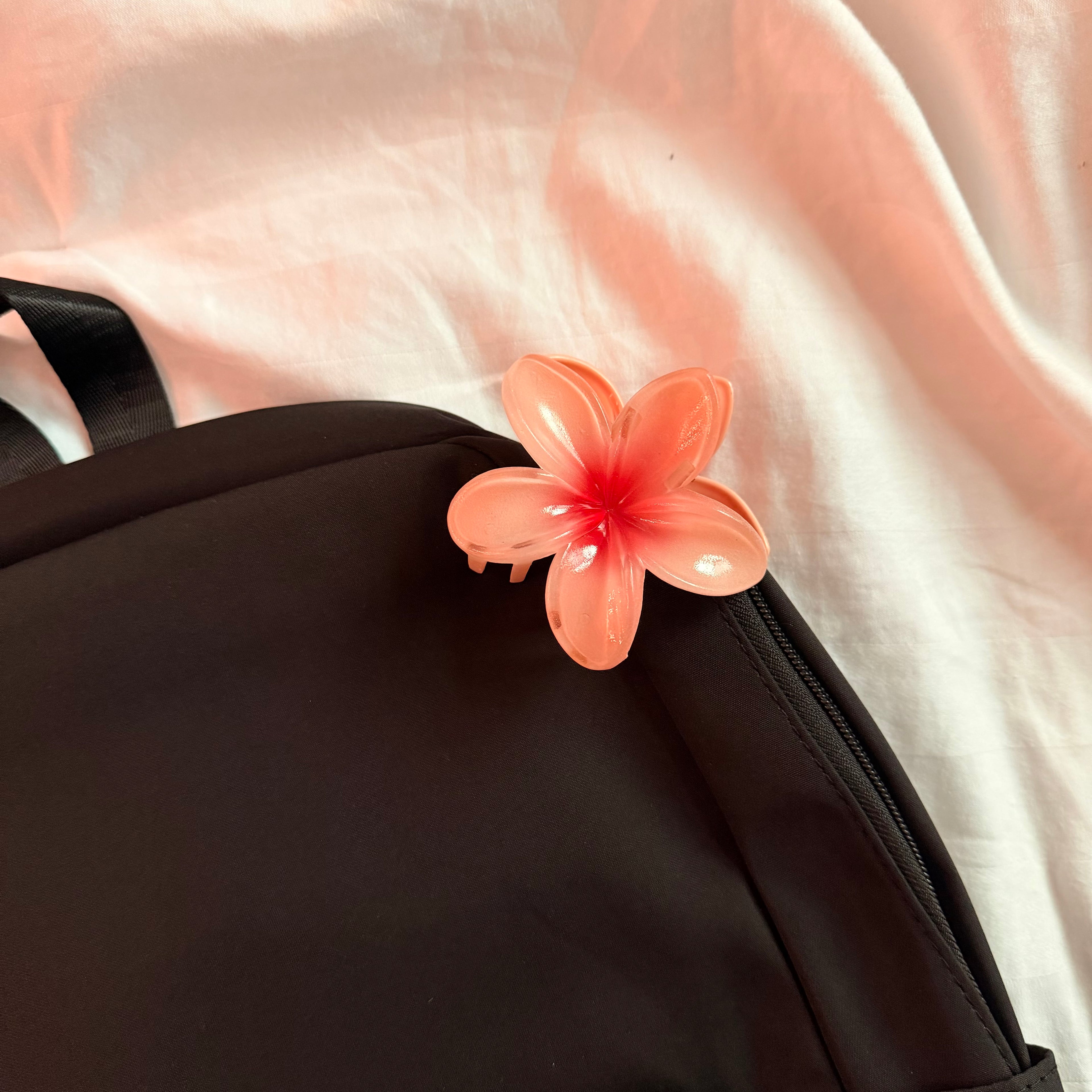 Floral shark Hair clips