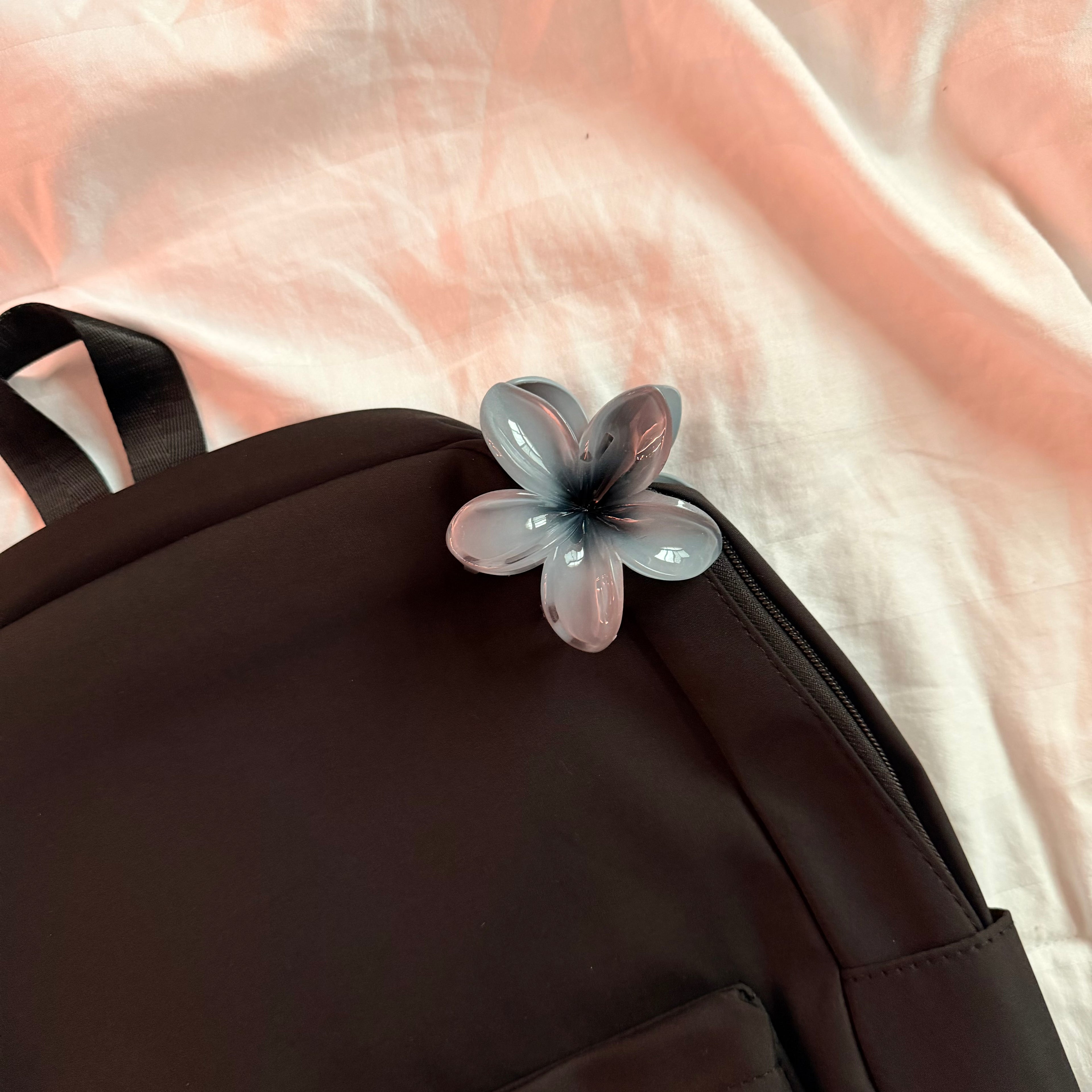 Floral shark Hair clips