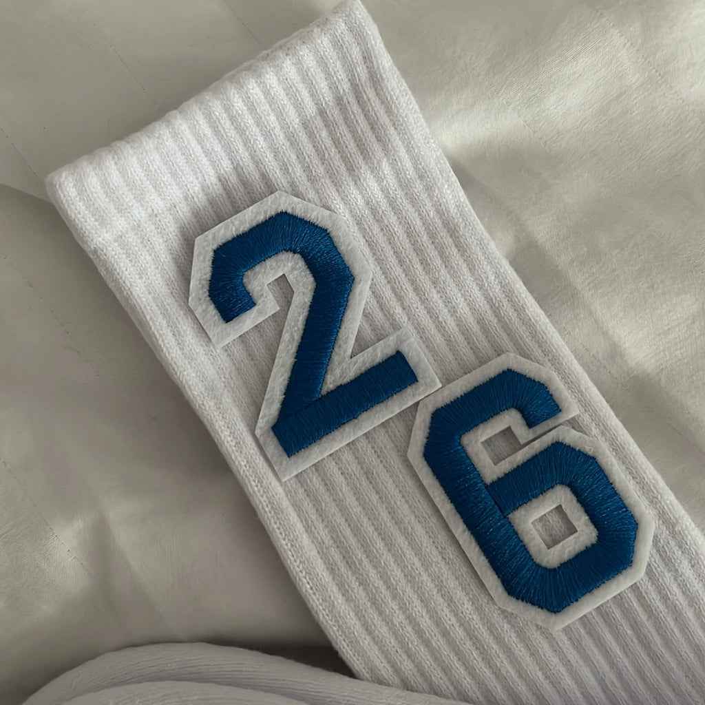 Numbers iron on patches