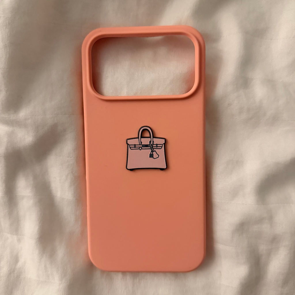Pink bag sticker