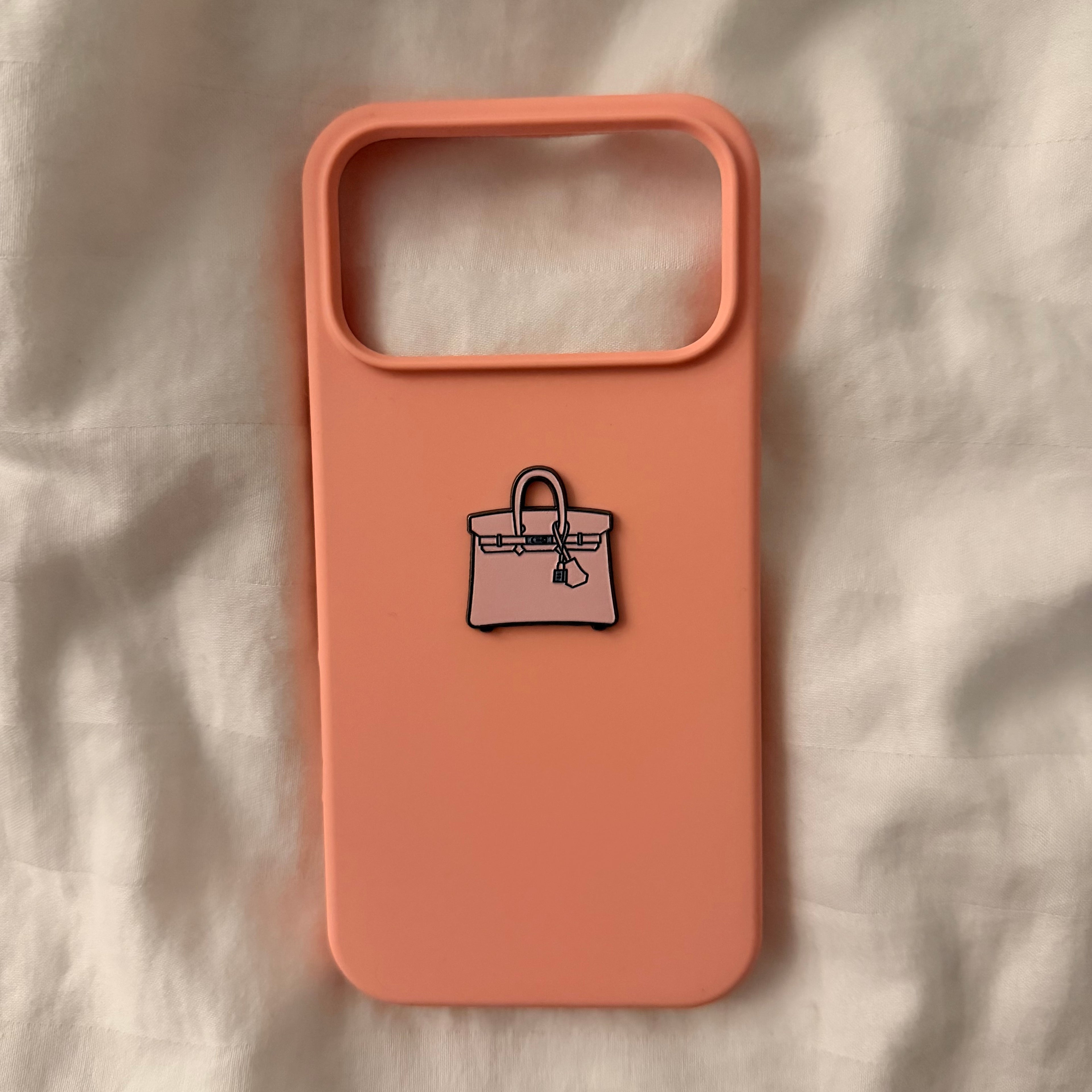 Pink bag sticker