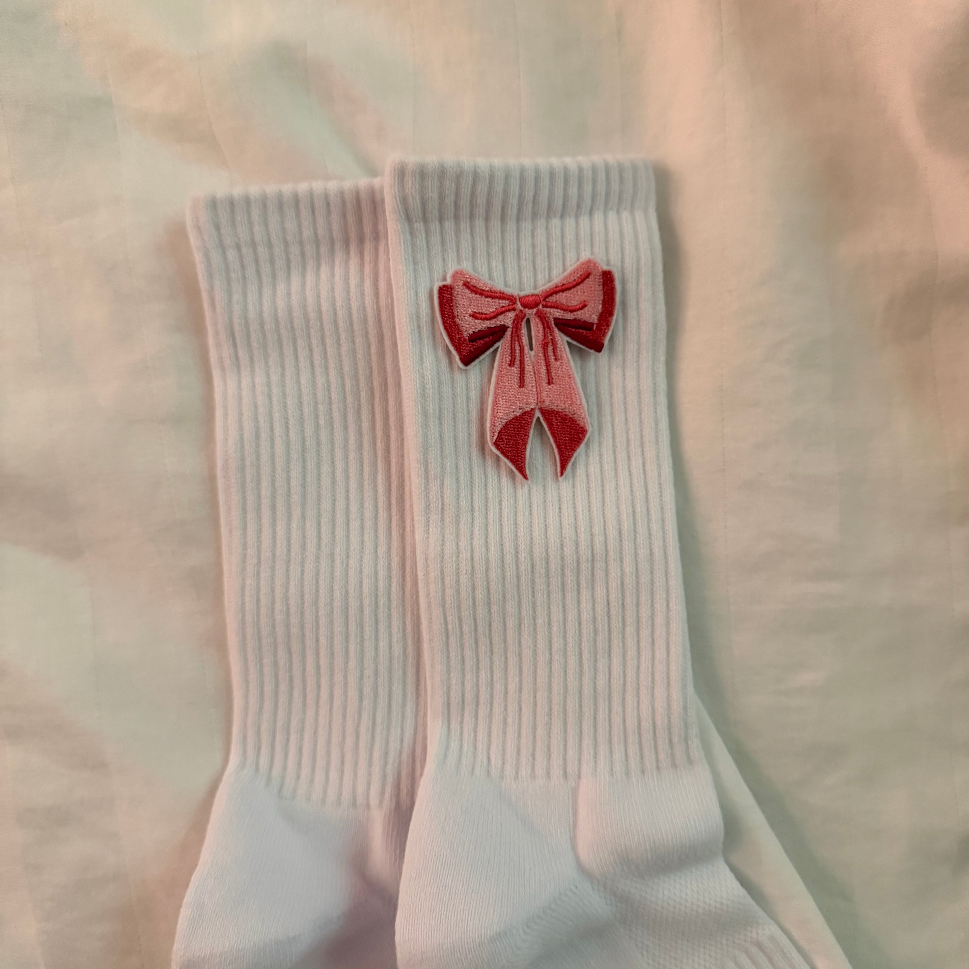 Pink Bow Socks 🎀