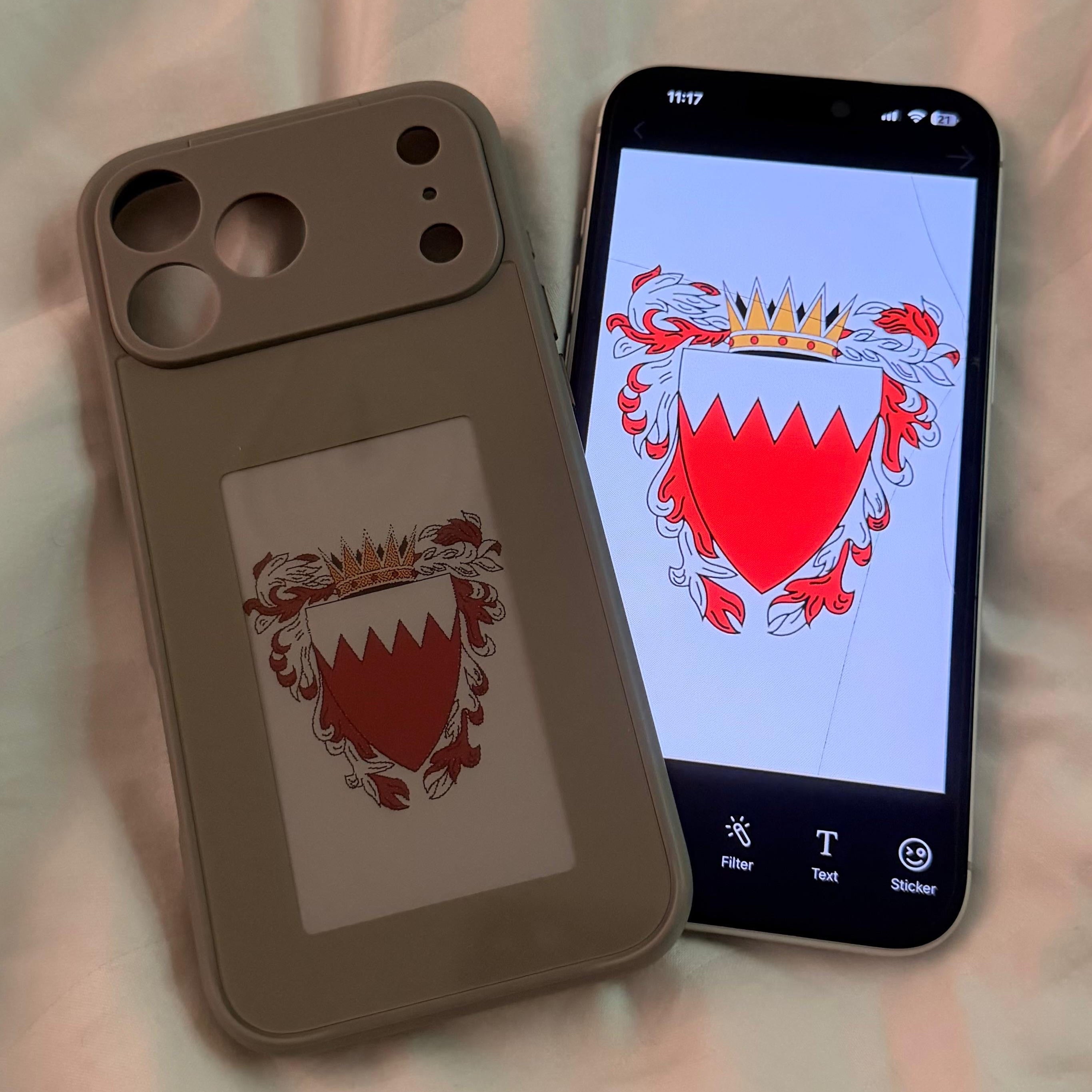 كفر الصور - E-ink NFC Phone case