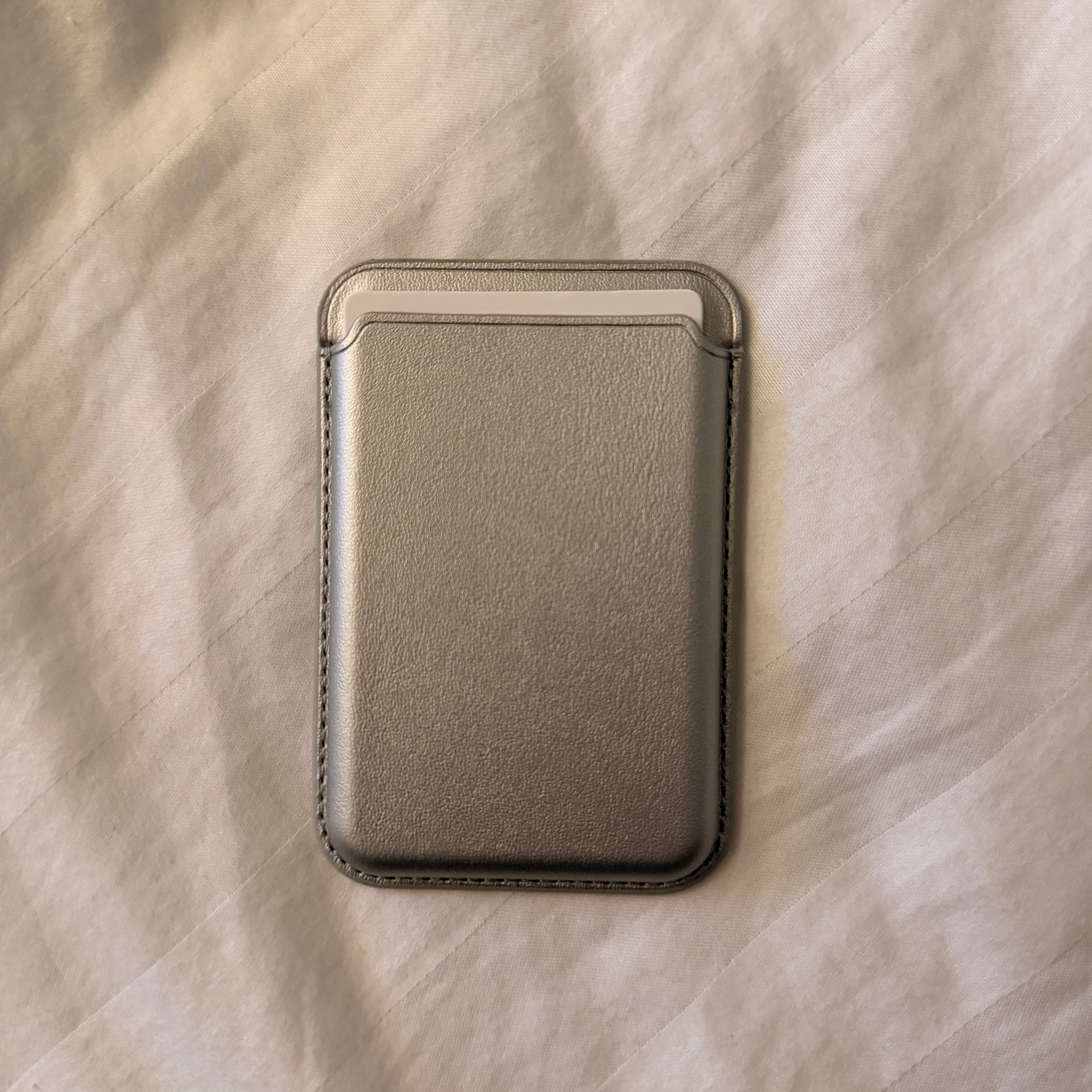 Silver Magnet Wallet