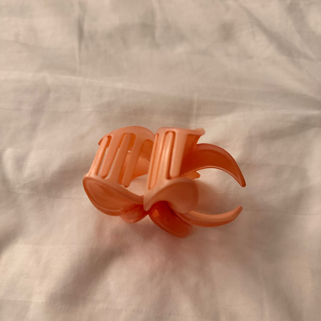 Floral shark Hair clips