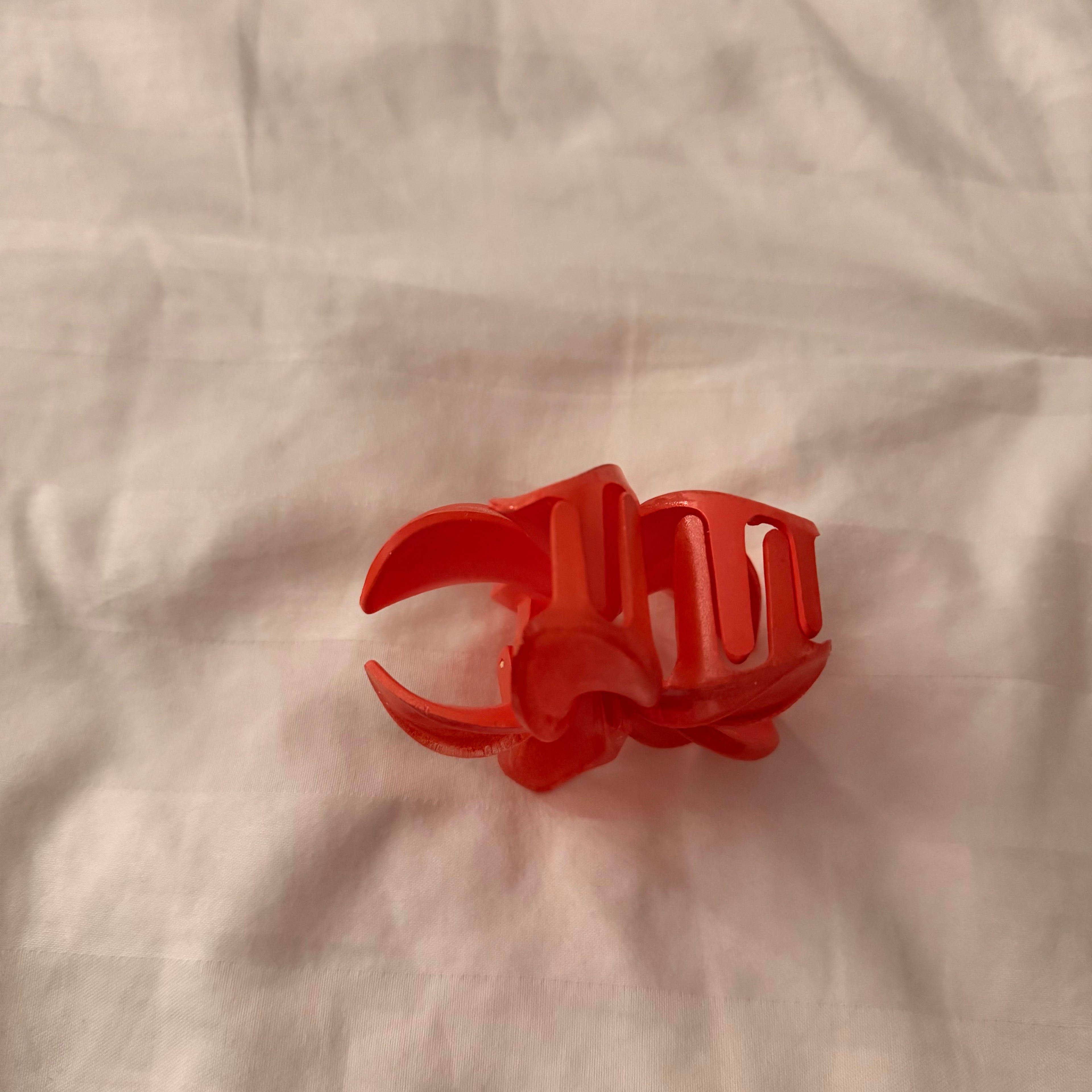 Floral shark Hair clips