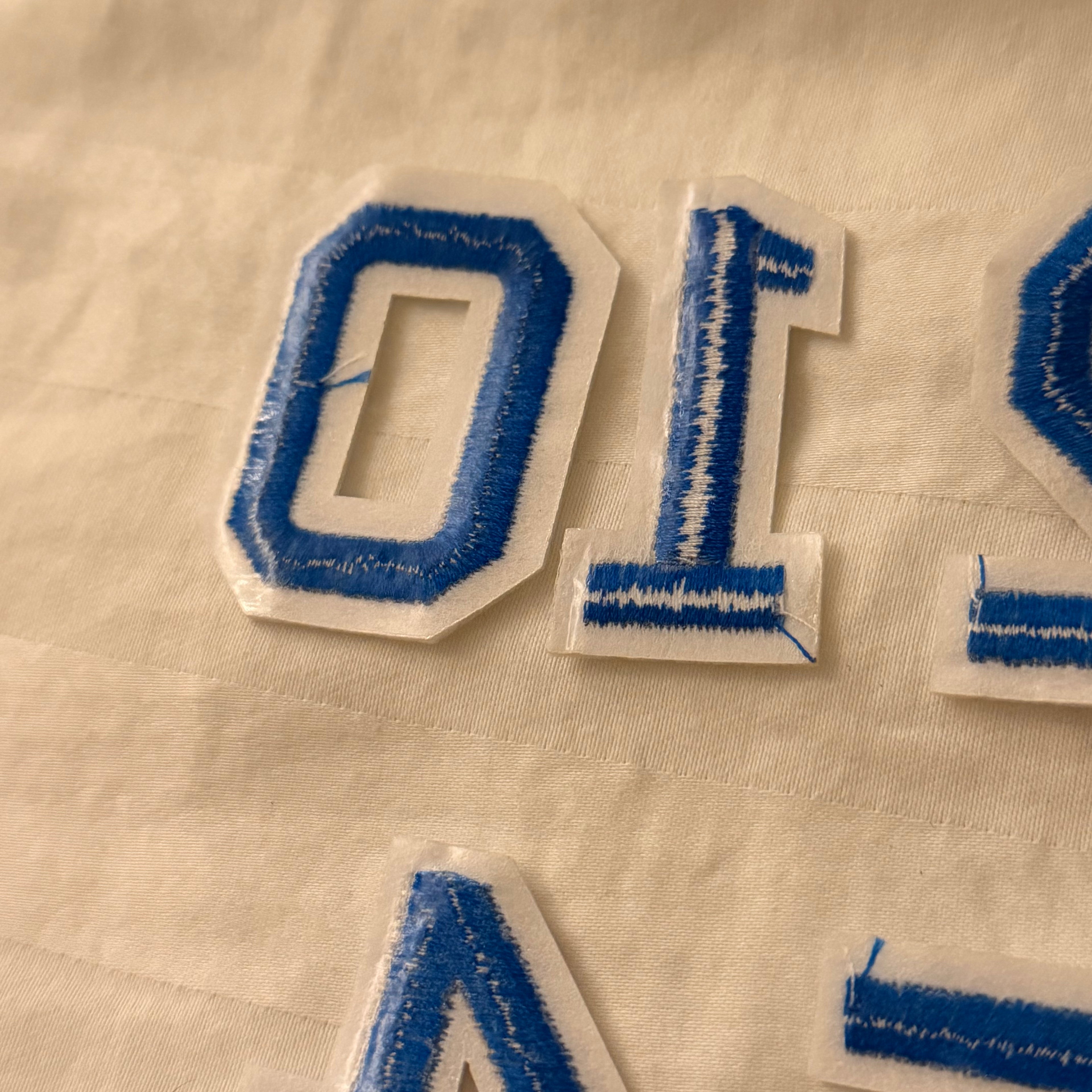 Numbers iron on patches