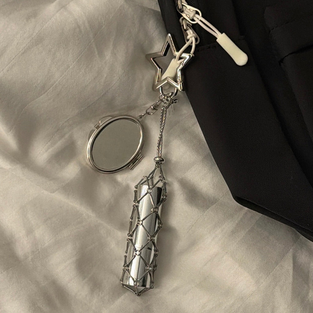 Lip Gloss holder with mirror | حامل قلوس مع مرآة